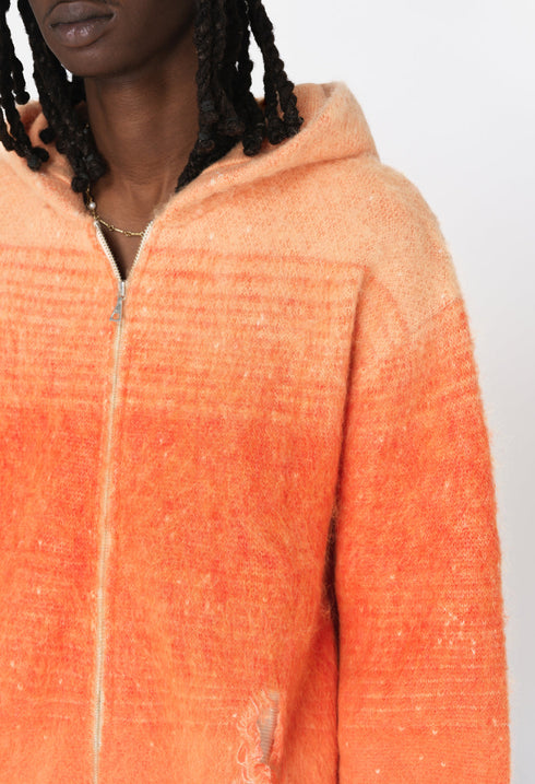 JOHN ELLIOTT Gradient Mohair Full-zip Mens Apparel
